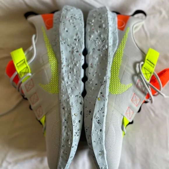 👟♥️NWT Nike Sneakers; super cute in Grey, Orange and Lime - Picture 8 of 12